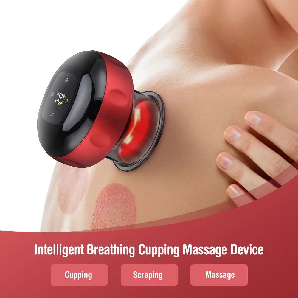 Hailicare Electric Cupping Massager With Vacuum Suction And Gua Sha