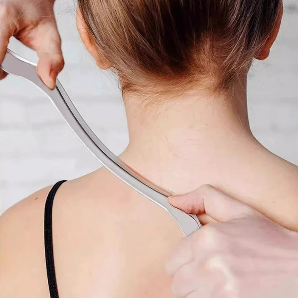 Gua Sha Scraping Massage Tool 304 Stainless Steel Fascia Knife For Neck