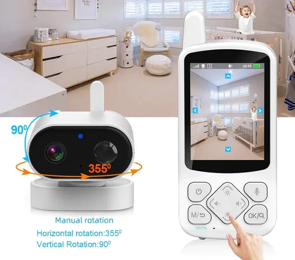 PSABM800 Video Baby Monitor Remote Camera VOX Infrared Night Vision