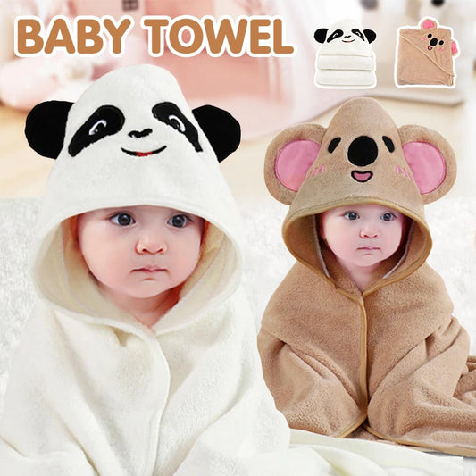 Soft Hooded Baby Towels Absorbent Bath Towels For Newborns Toddlers