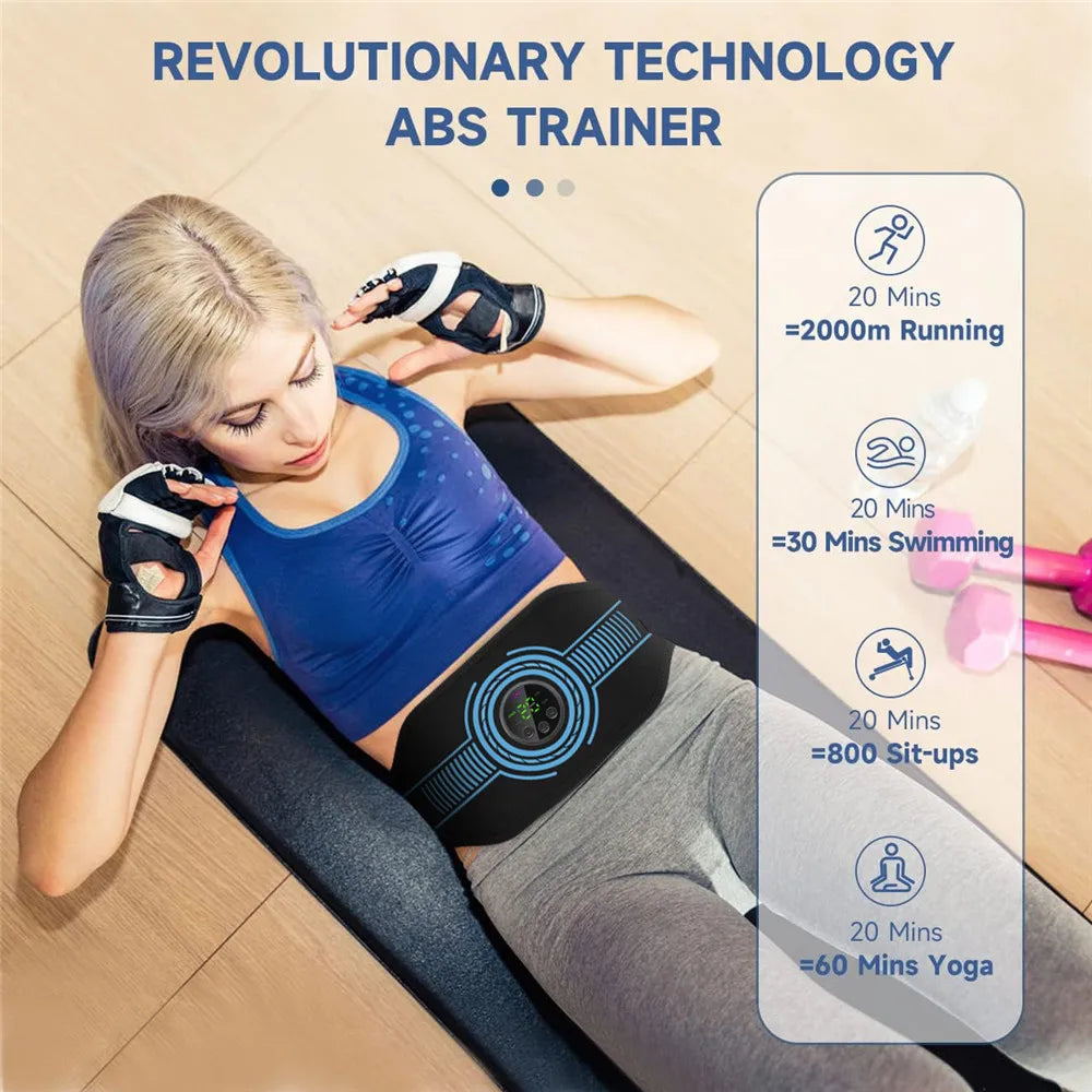 Brangdy Abdominal Toning Belt EMS Muscle Stimulator