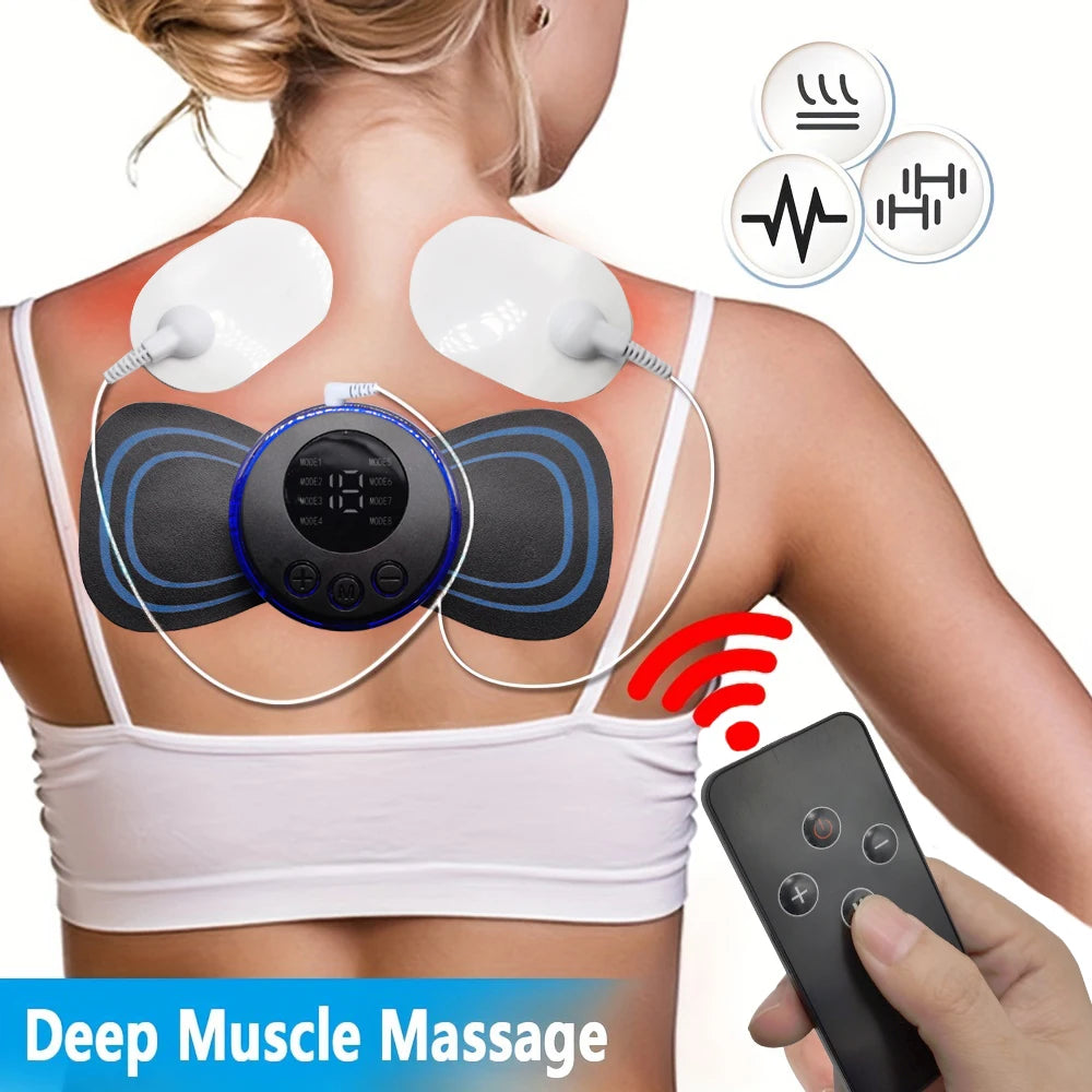Rechargeable Neck Massager With EMS And Remote Control