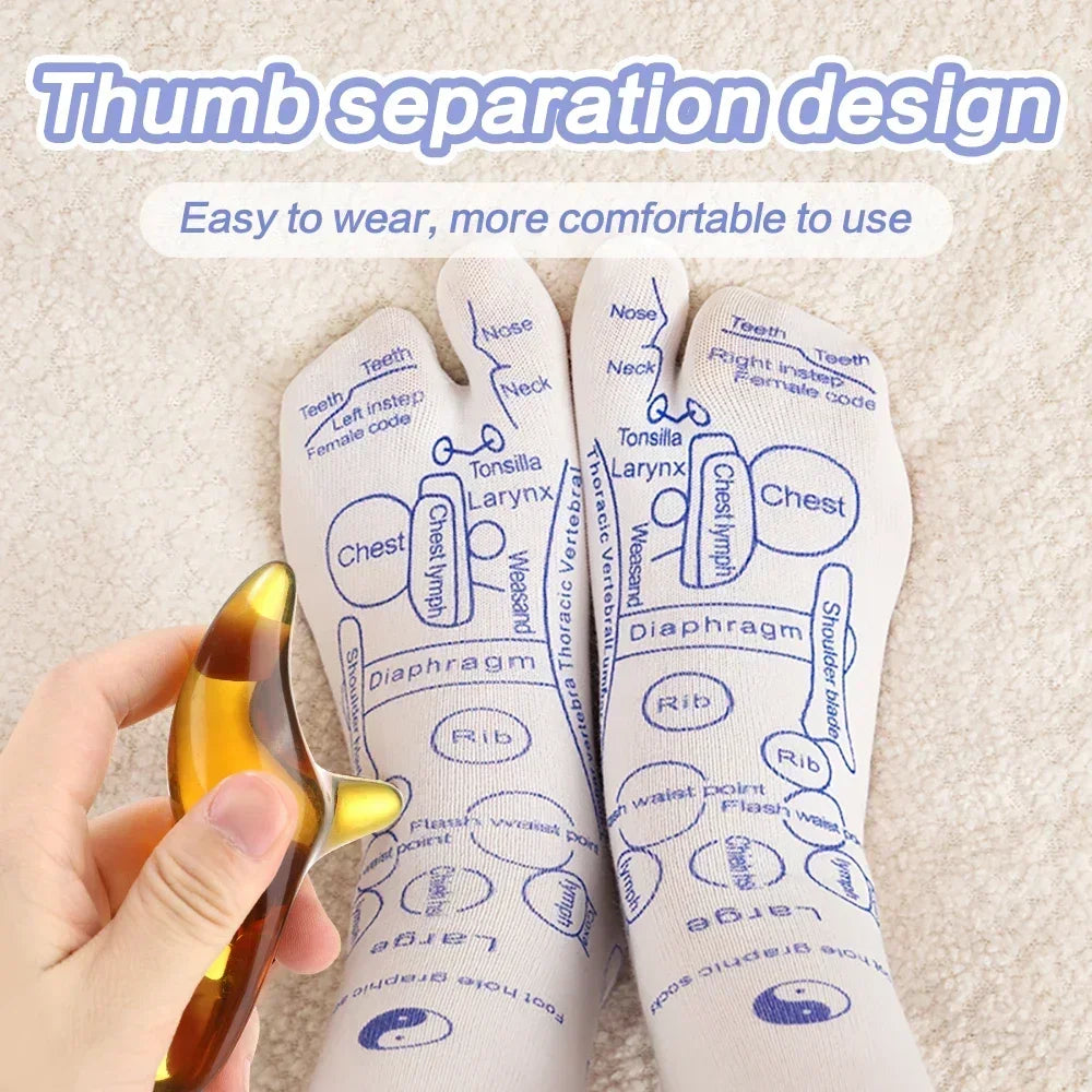Acupressure Foot Massage Socks For Relieving Tired Feet