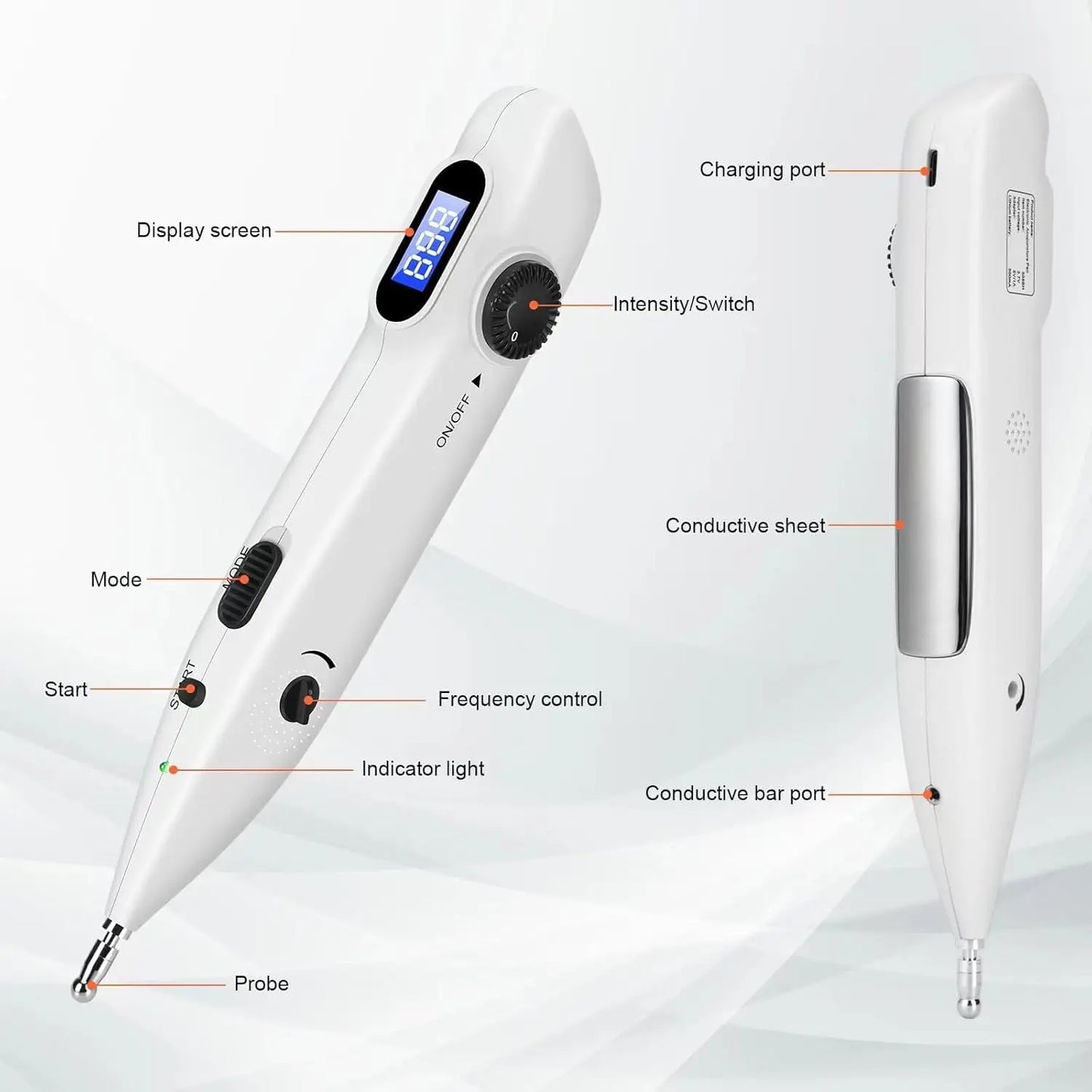 Electronic Acupuncture Pen For Pain Relief And Circulation Rechargeable