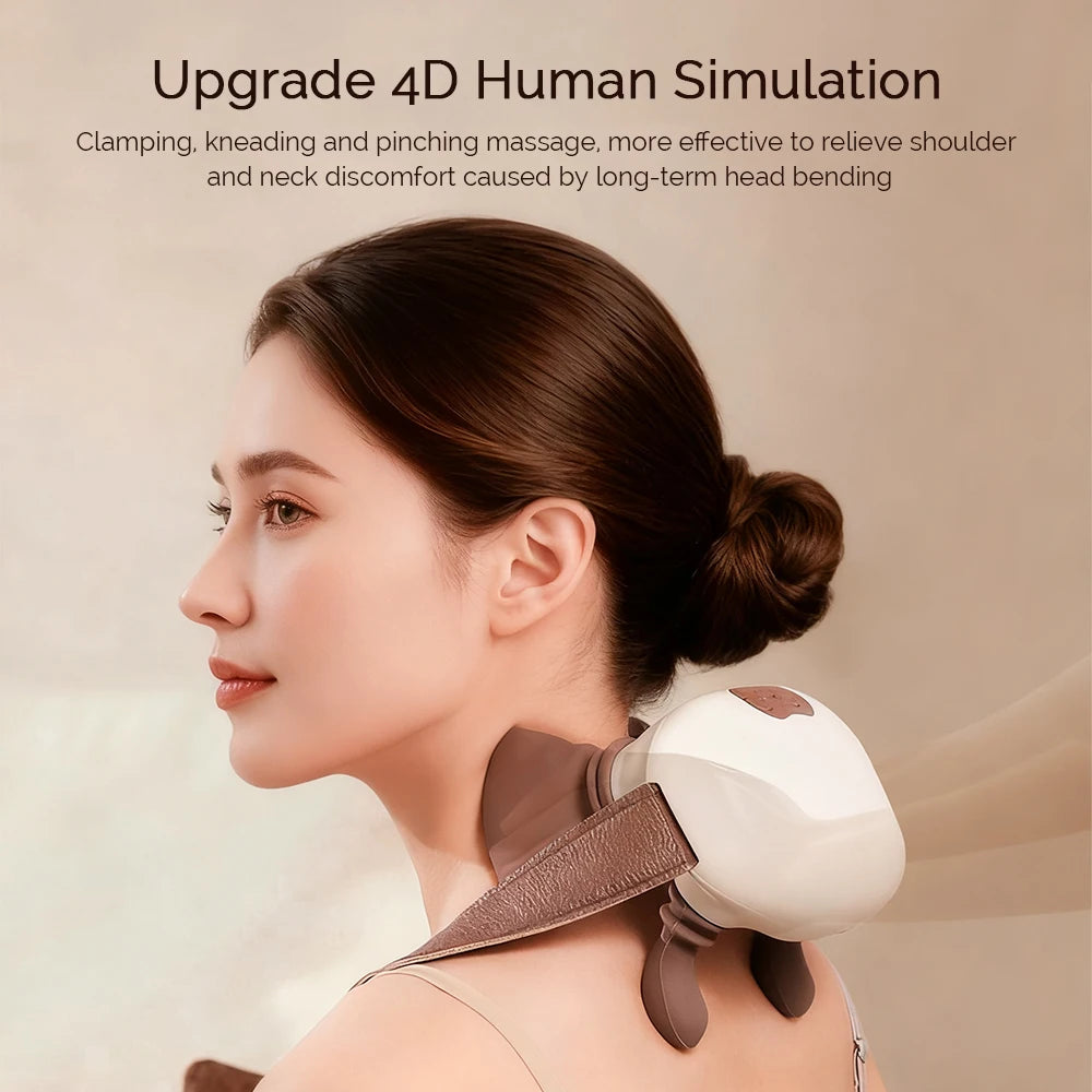Iebilif Neck And Shoulder Massager Shiatsu Kneading Shawl