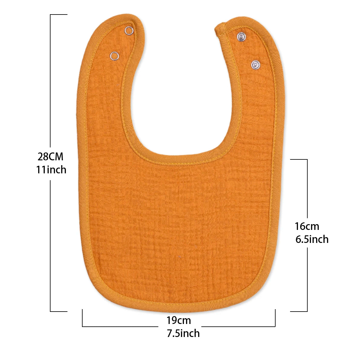 Muslin Bandana Bibs for Babies Soft Absorbent with Snaps
