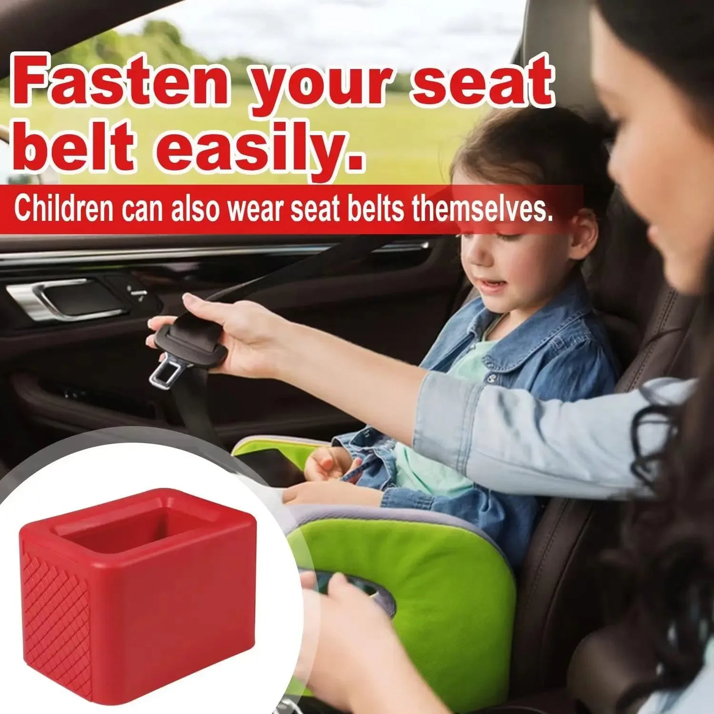 Car Seat Belt Silicone Buckle Cover Protector Guard Holder