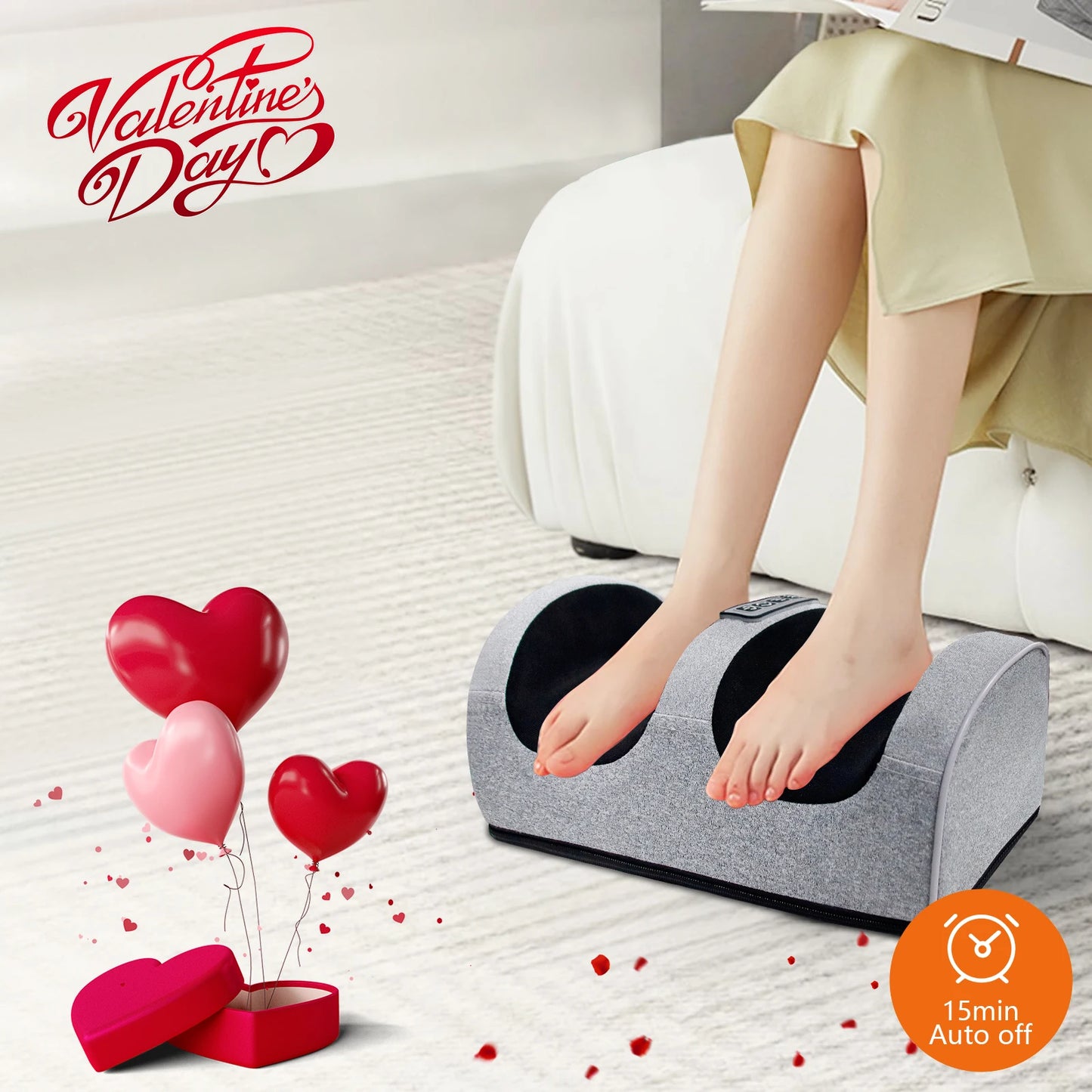 Foot Massage Machine Kneading Massager With Electric Heating