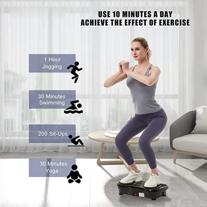 SHFY Vibration Plate Exercise Machine For Full Body Massage