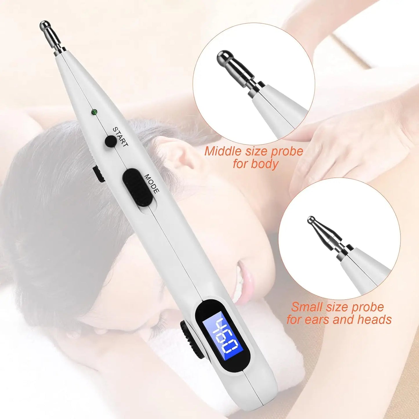 Electronic Acupuncture Pen For Pain Relief And Circulation Rechargeable