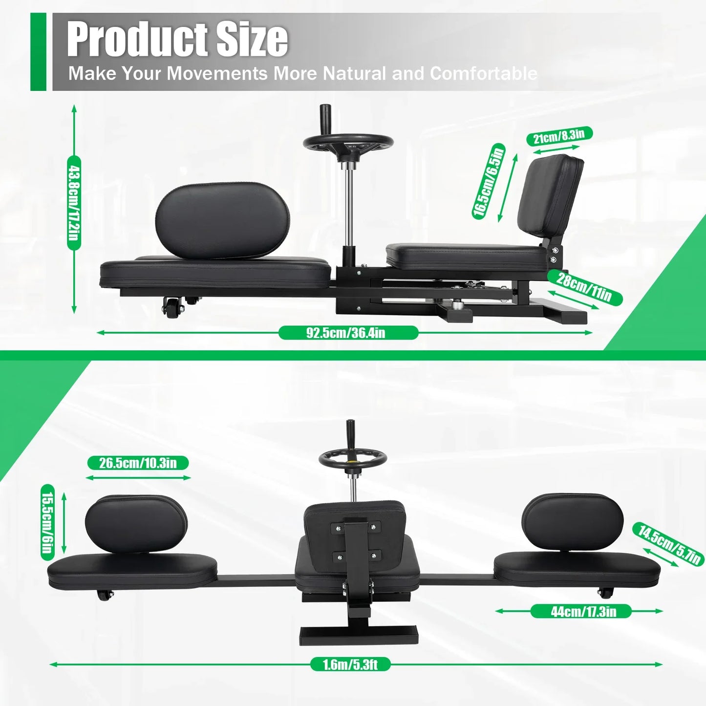 Leg Stretcher 3 Bar Spreader for Leg Stretching and Flexibility