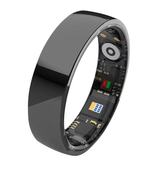 Fashion Ceramics Smart Ring White, black, pink with Charging Case, Health & 24/7 sleep monitoring,IP68 Water, Multi-sport Modesproof,