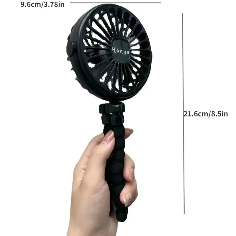 Baby Stroller Fan Handheld USB Rechargeable Bladeless