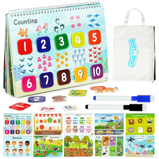 Busy Book for Toddlers and Preschoolers Educational Activity Book