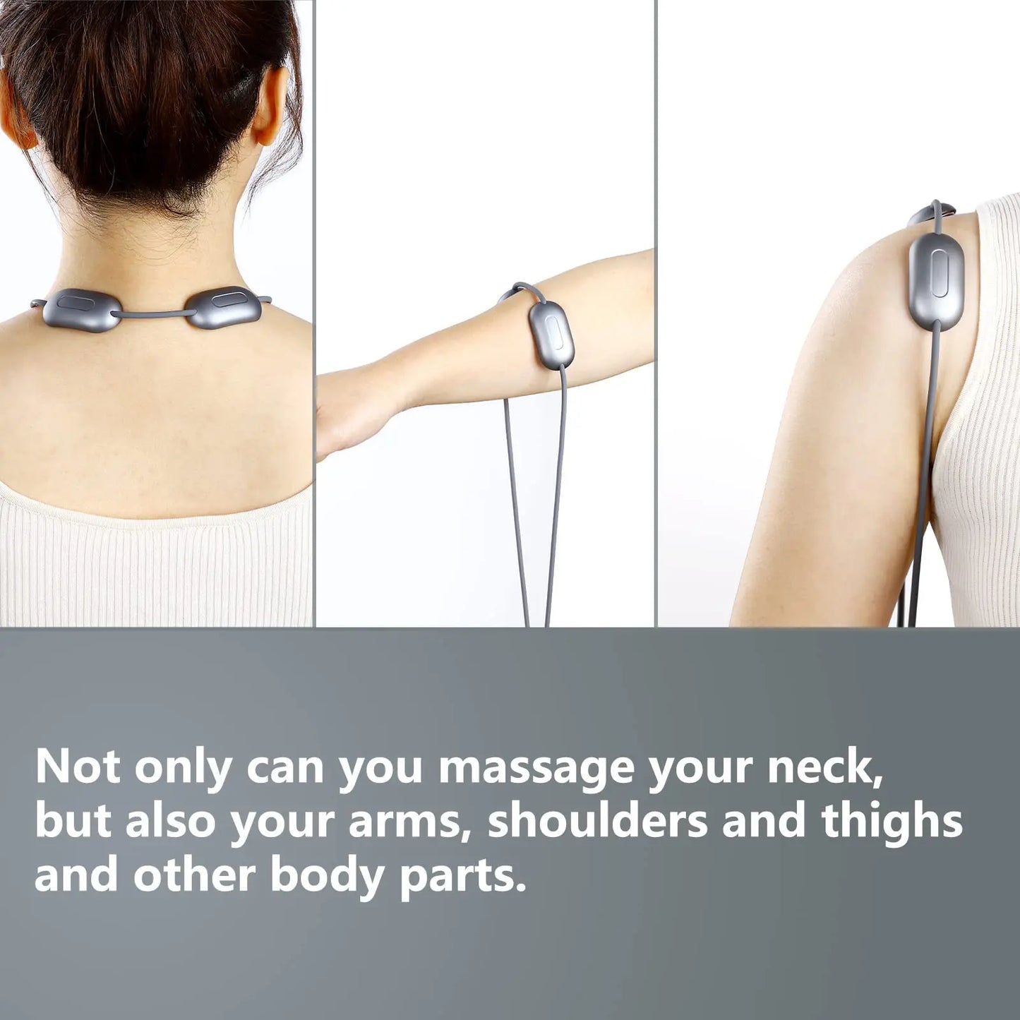 Smart Neck Massager EMS With Portable Hot Compress For Relaxation