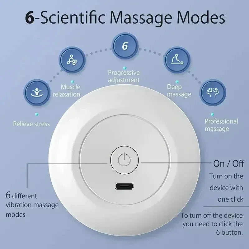 Mini Portable Massage Gun Deep Tissue Percussion Handheld Massager