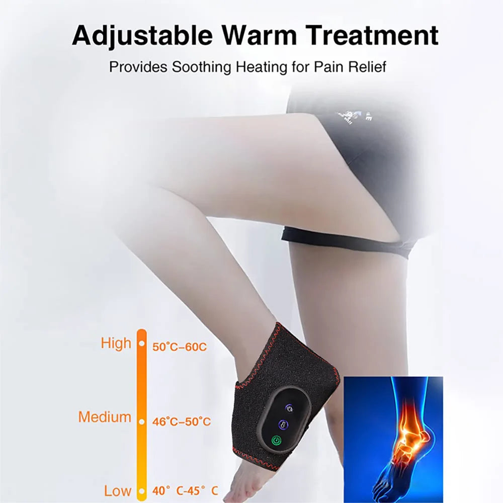 Electric Foot Warmer Massager With Heat And Foot Vibration