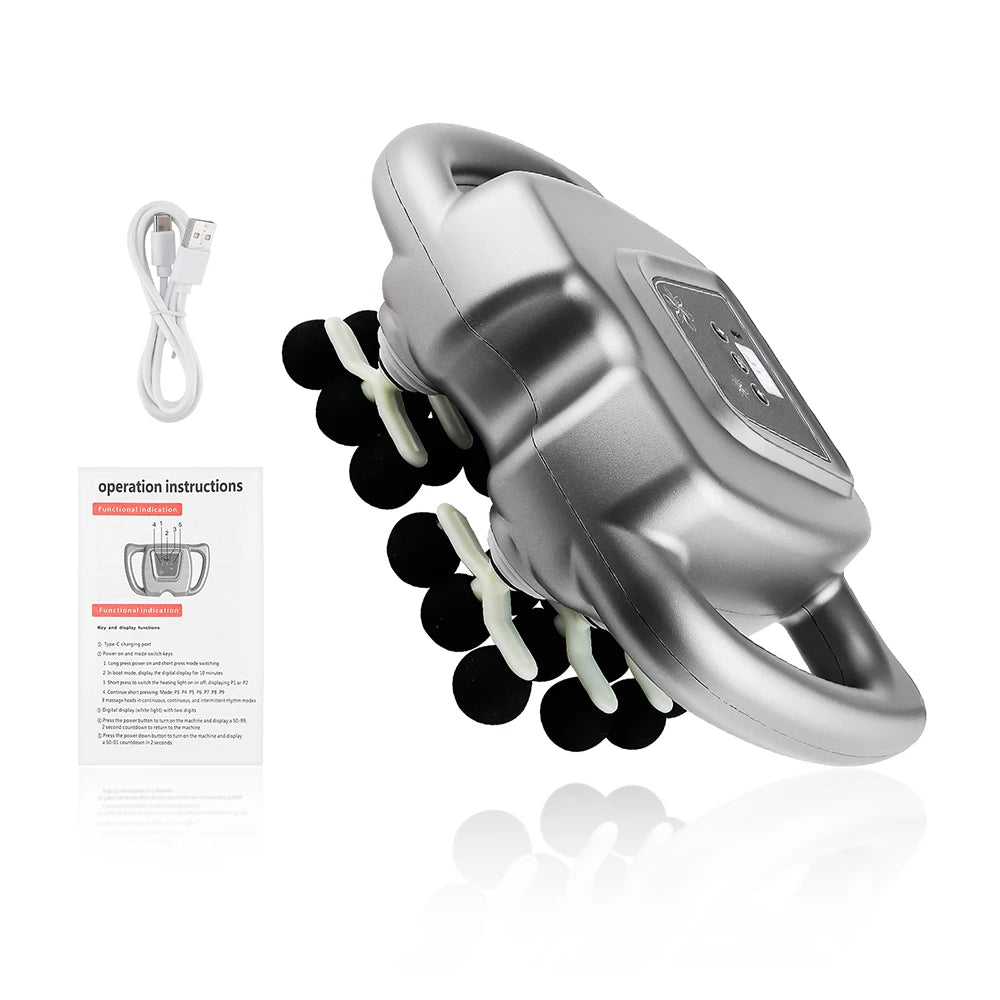Foreverlily 24 Head Fascia Gun With High Frequency Massage