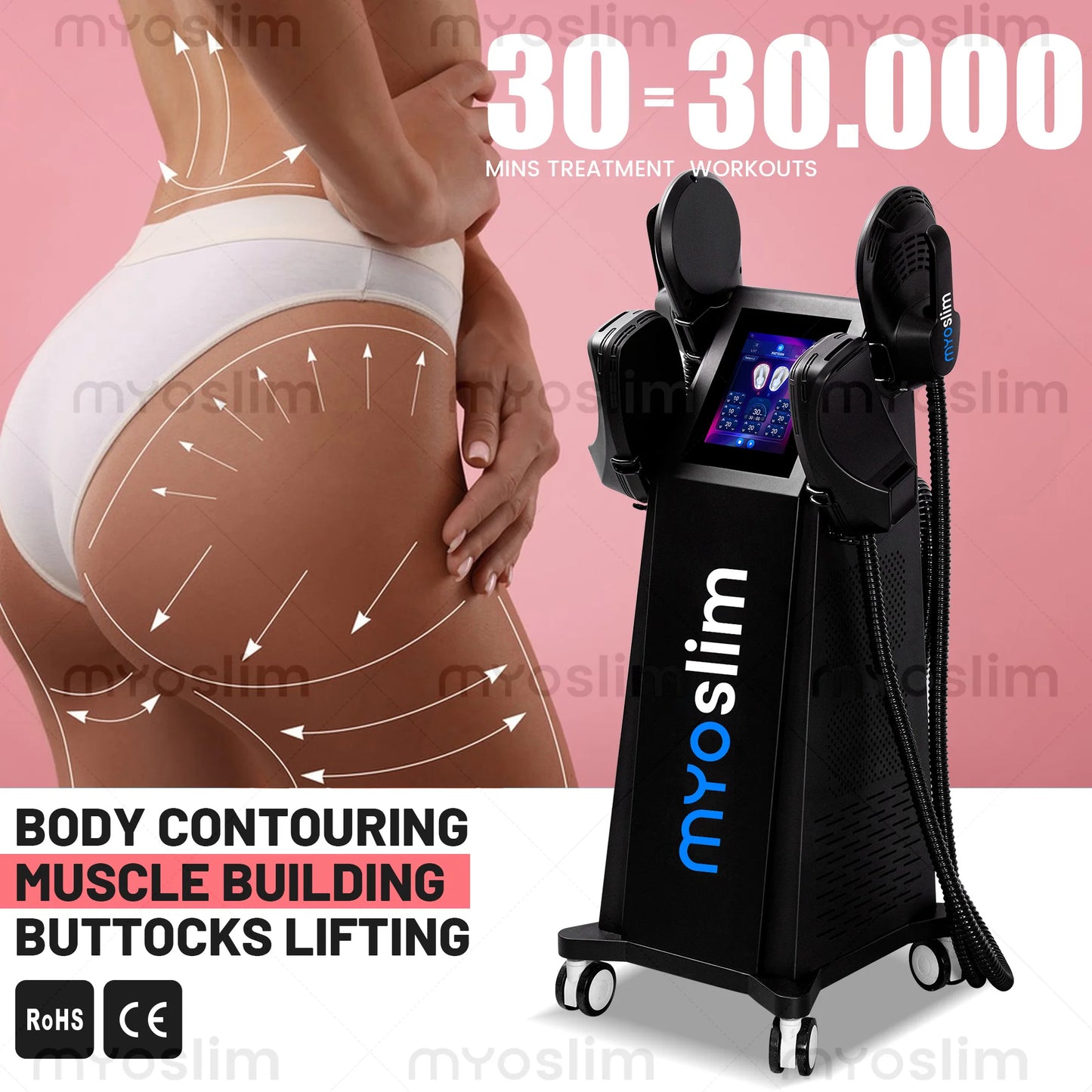Myoslim 6500W EMS Neo RF Body Sculpting Machine Pro