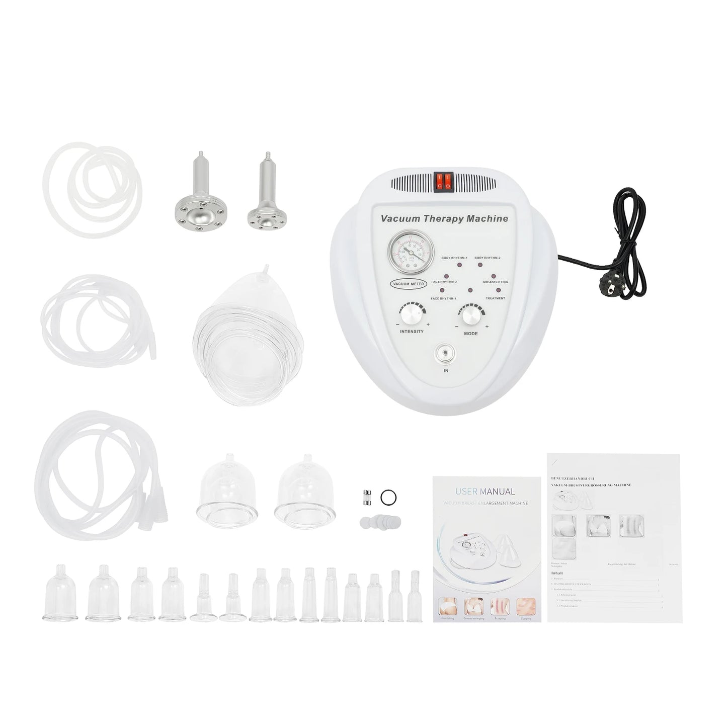 Electric Vacuum Pump Breast Massager For Body Shaping