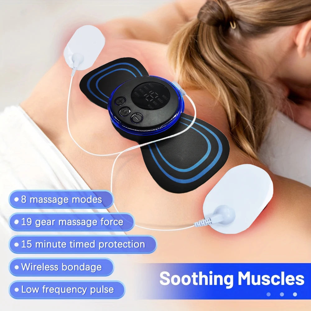 Rechargeable Neck Massager With EMS And Remote Control