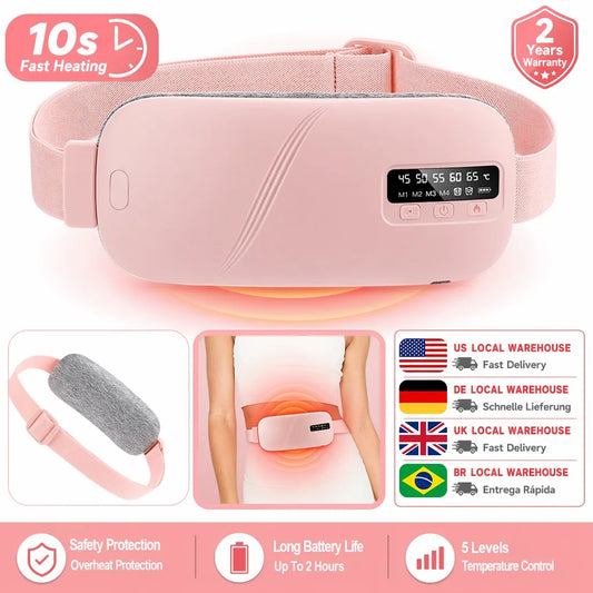 Hailicare Menstrual Heating Pad Rechargeable Belt For Period Relief