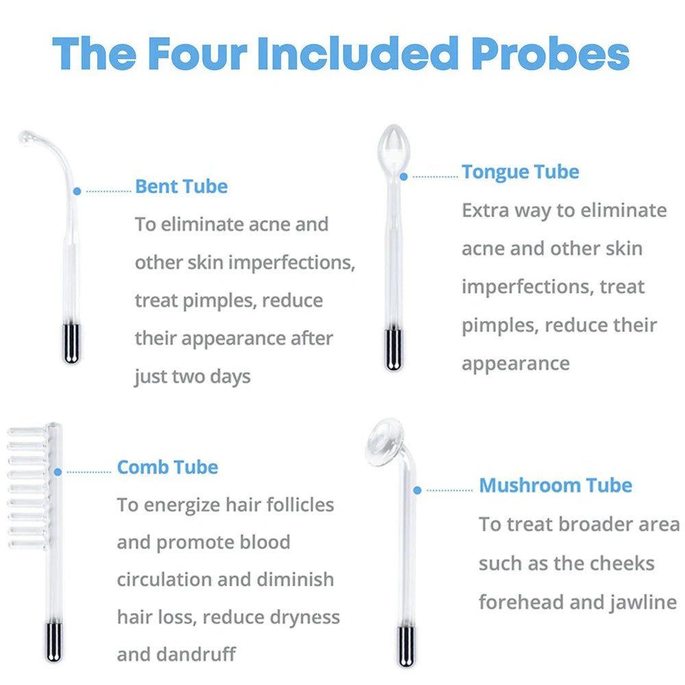 AOKO 4-In-1 High Frequency Facial Device With Electrodes