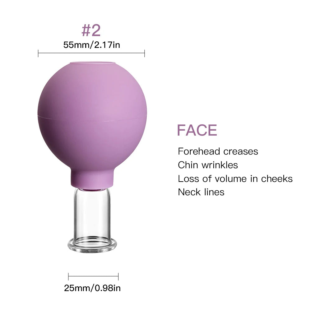 Mokarle Rubber Cupping Face Massager Vacuum Eye Lifting Tool