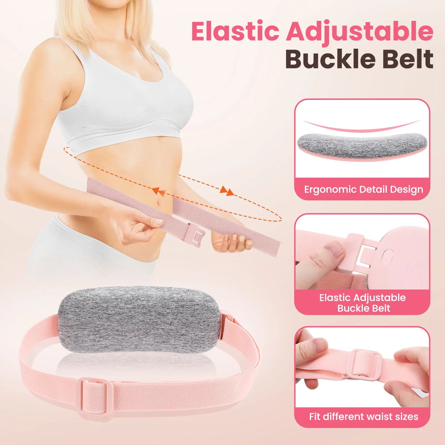 Hailicare Menstrual Heating Pad Rechargeable Belt For Period Relief