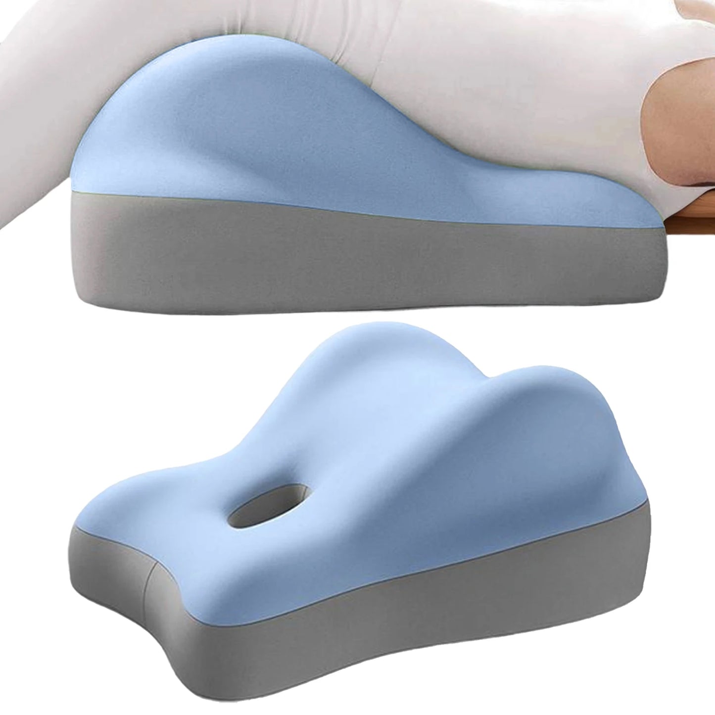 Memory Foam Ergonomic Bed Pillow Support Wedge For Pain Relief