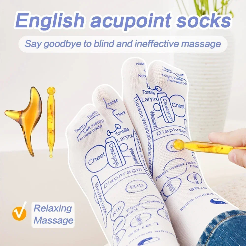 Acupressure Foot Massage Socks For Relieving Tired Feet