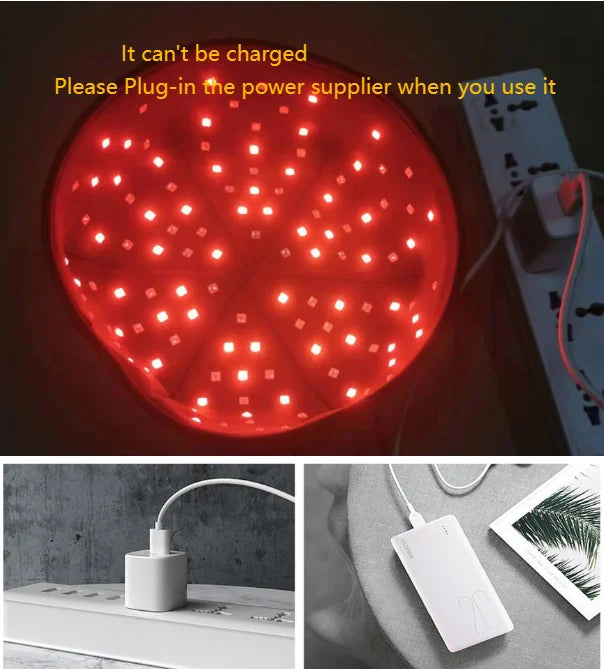 Red Light Hair Regrowth Cap Infrared Therapy 660nm 830nm