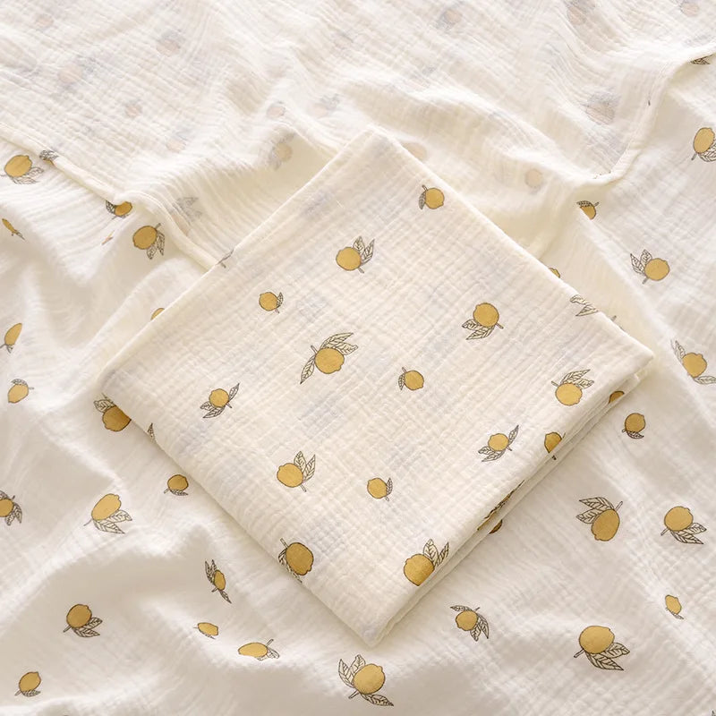 OIMG Baby Receive Blanket Cotton Muslin Swaddle For Newborn