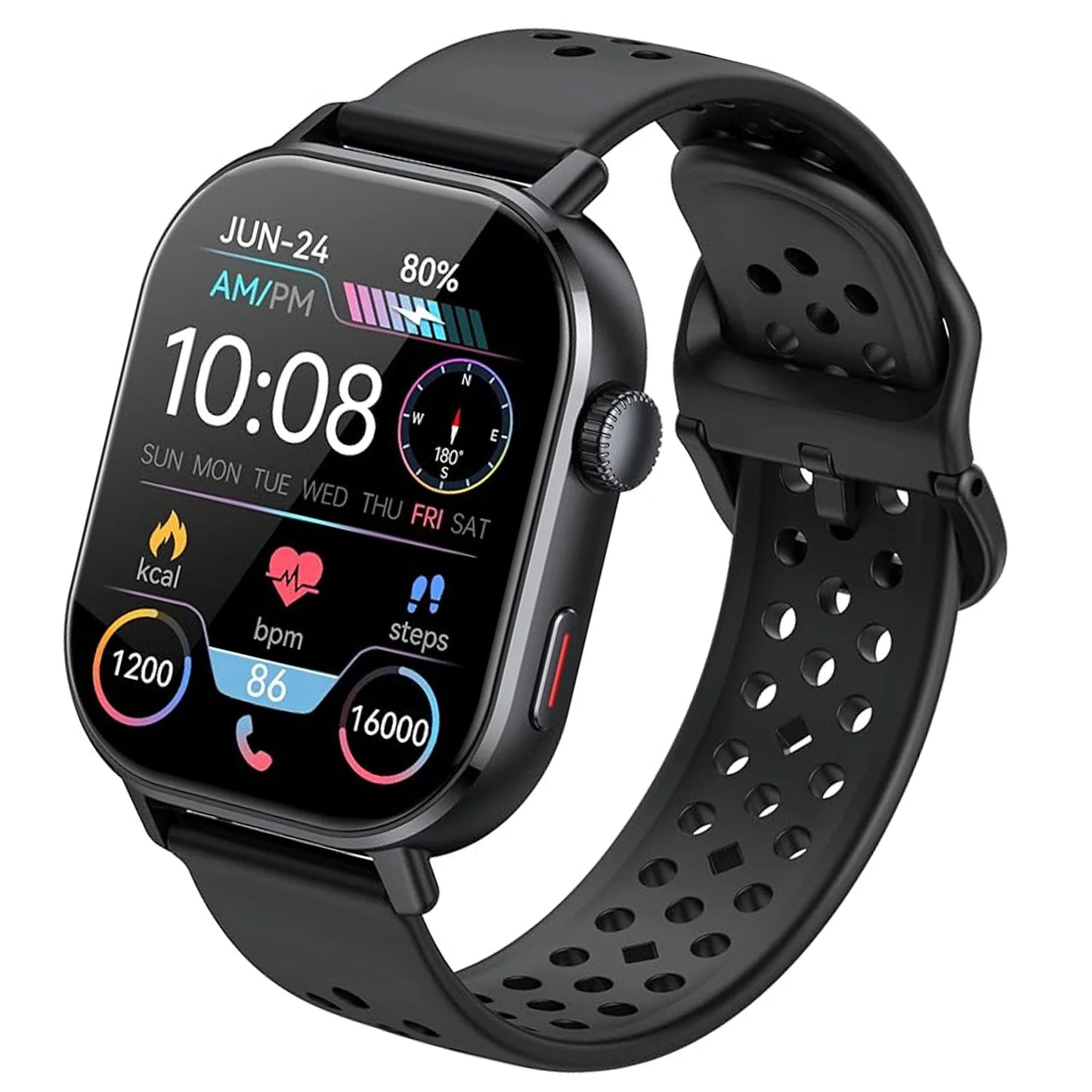 2026 AI Smart Watch Men Women ChatGPT Voice Assistant 1.91" HD Curved Display Bluetooth Call AI Health Analysis Heart Rate SpO2 Sleep 110 Sports 5 Day Battery 20 Day Standby Fitness Tracker.