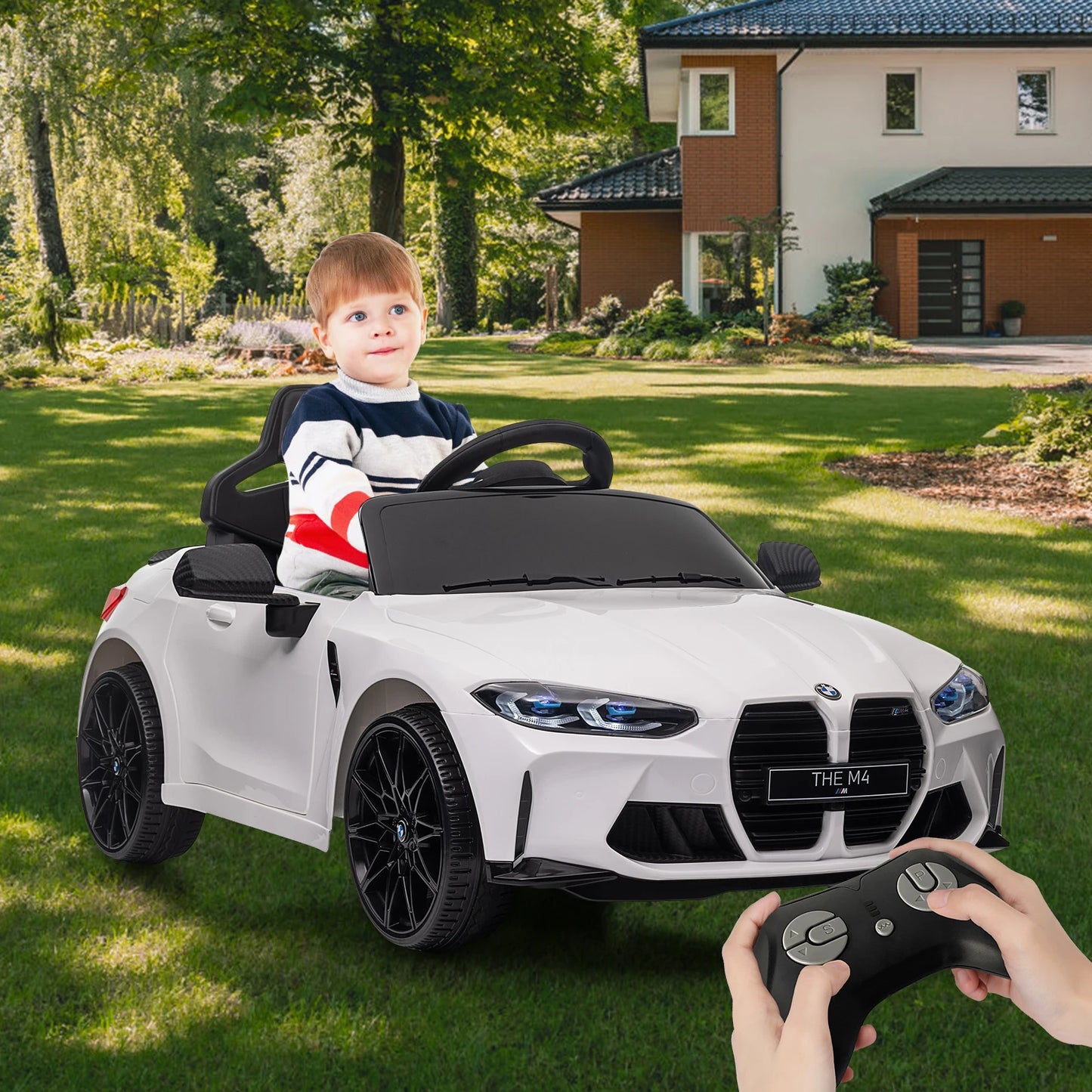 HiMISS Toddler Electric Ride On Car With Remote And Bluetooth