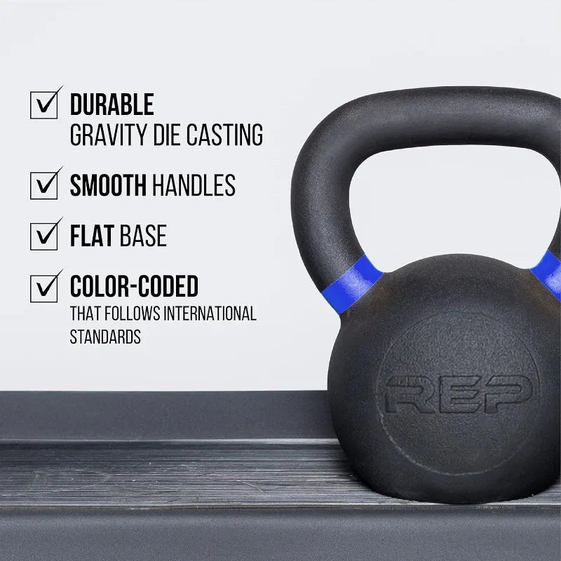 Kettlebell Set And Singles 4kg To 24kg Cast Iron Weights