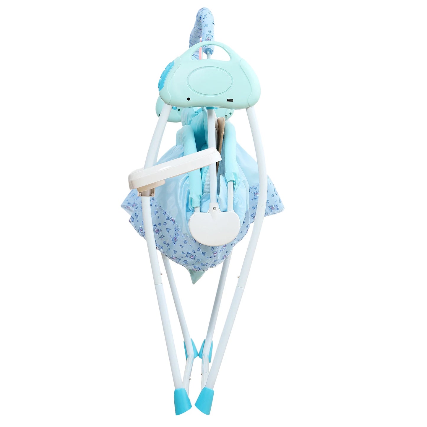 Bymaocar Infant Auto Swing Crib With Music Foldable Bassinet