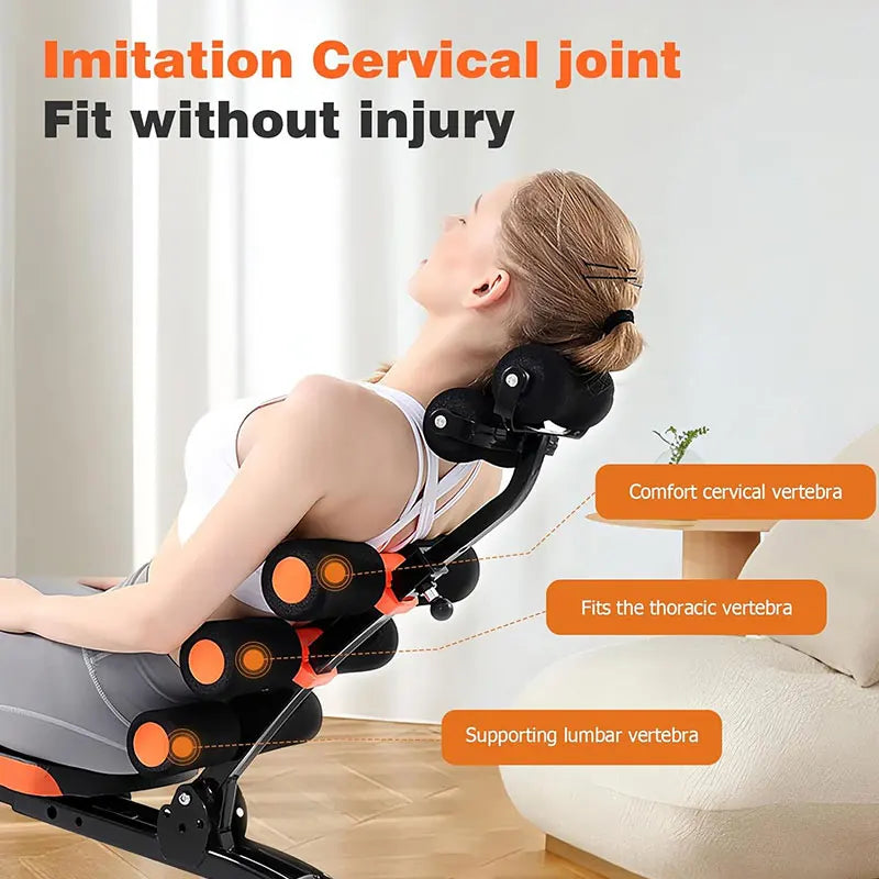 KBQ Foldable Abdominal Exercise Bench Adjustable Sit Up Machine
