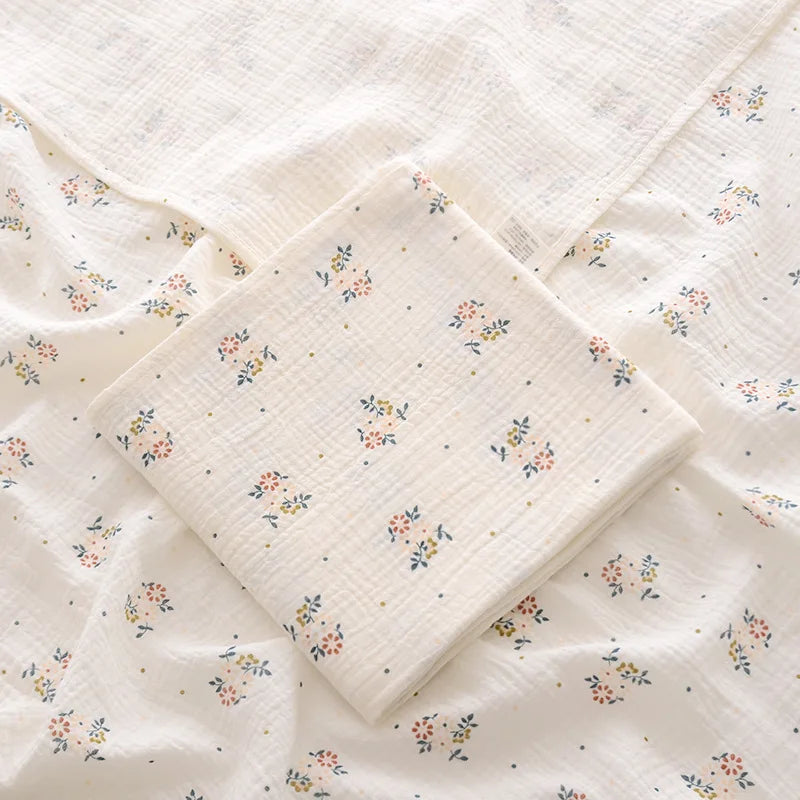 OIMG Baby Receive Blanket Cotton Muslin Swaddle For Newborn