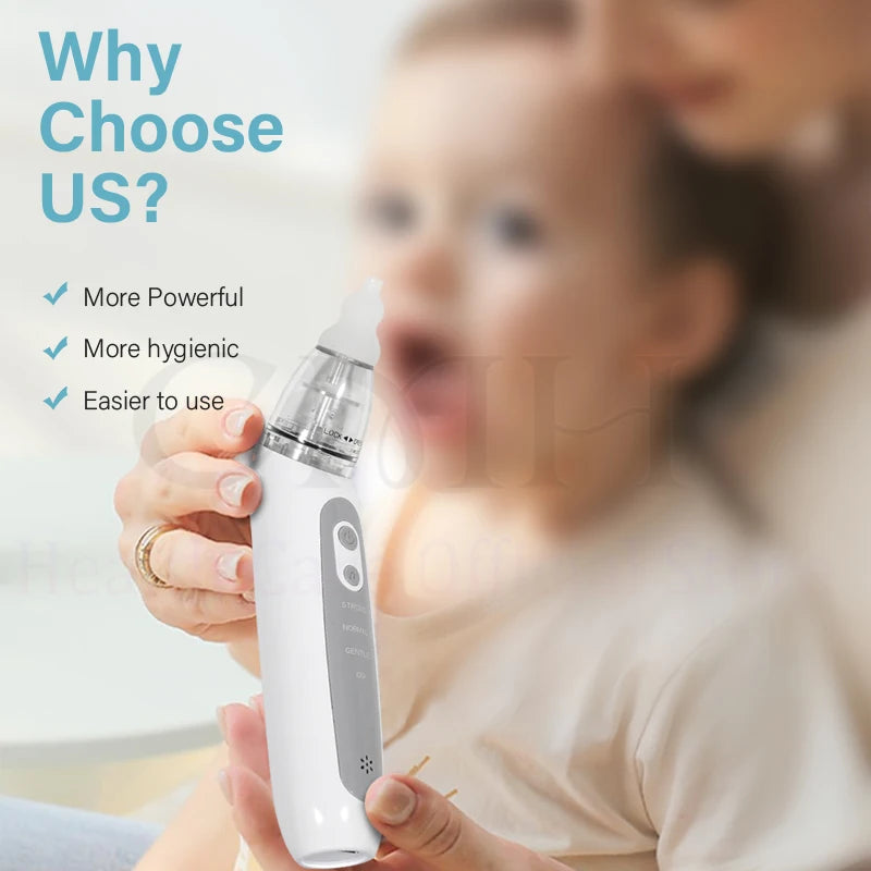 CMH Electric Baby Nasal Aspirator With 3 Suction Modes