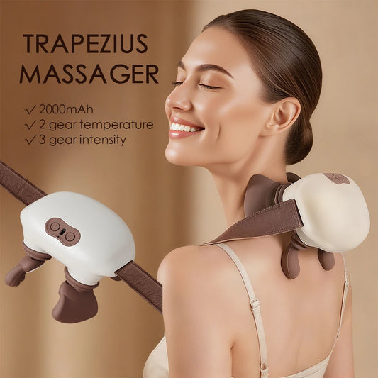 Iebilif Neck And Shoulder Massager Shiatsu Kneading Shawl