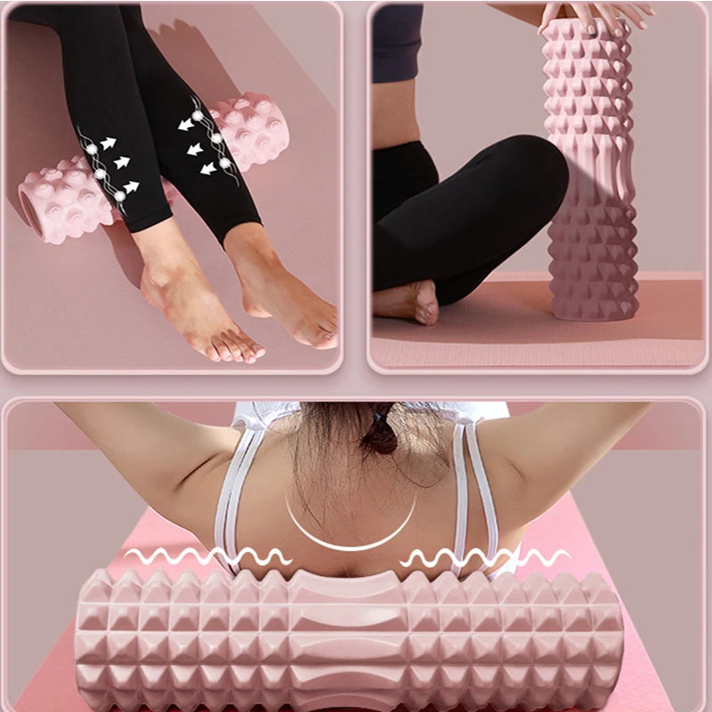 Yoga Foam Roller Massager Block For Deep Tissue Muscle Recovery
