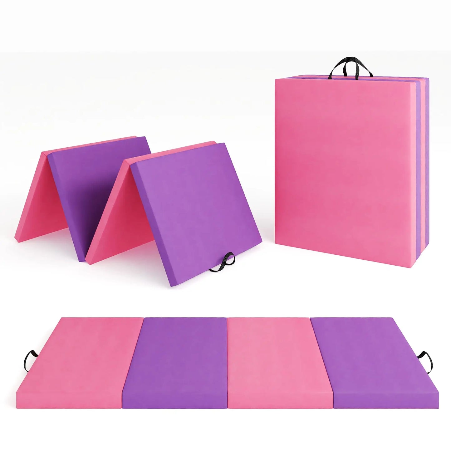 HiMISS Gymnastics Mat 4-5 Fold Tumbling Mat For Home Yoga
