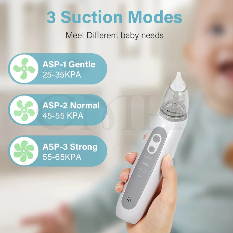CMH Electric Baby Nasal Aspirator With 3 Suction Modes
