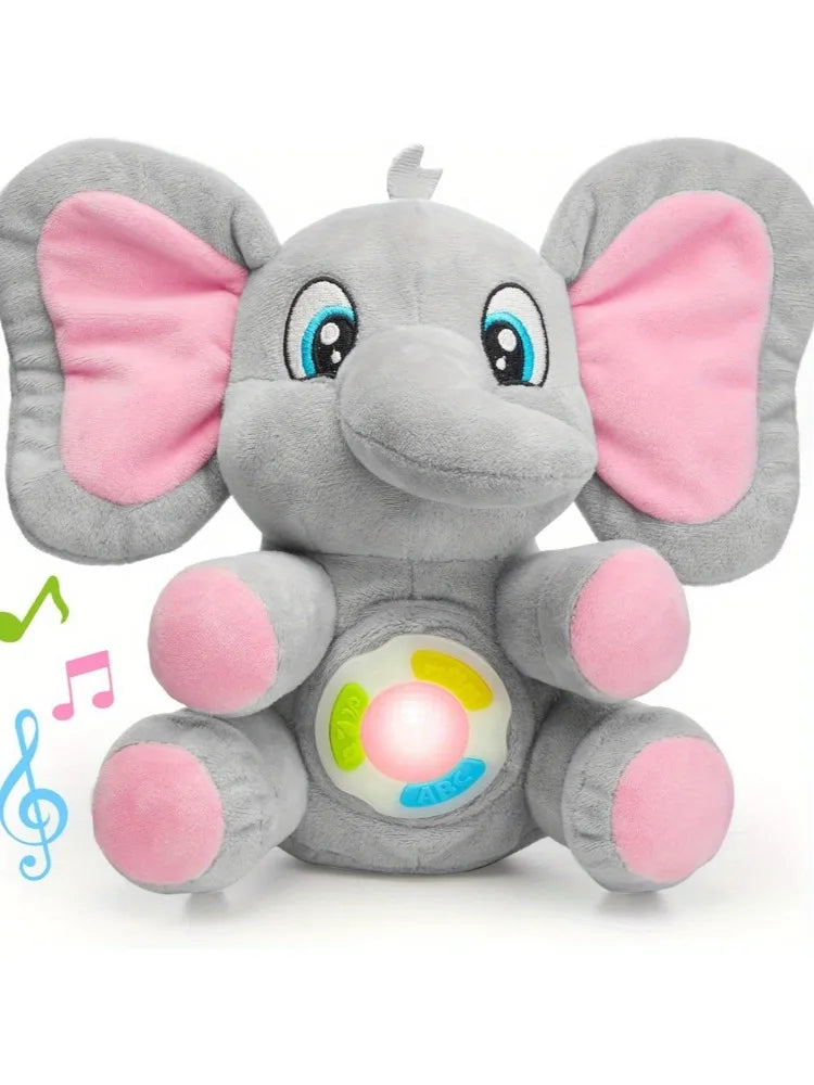 Joyfy Kids Musical Elephant Plush Toy With Music And Lights