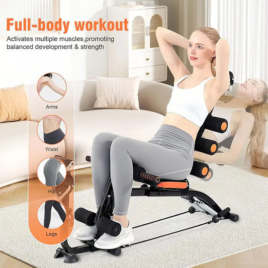 KBQ Foldable Abdominal Exercise Bench Adjustable Sit Up Machine
