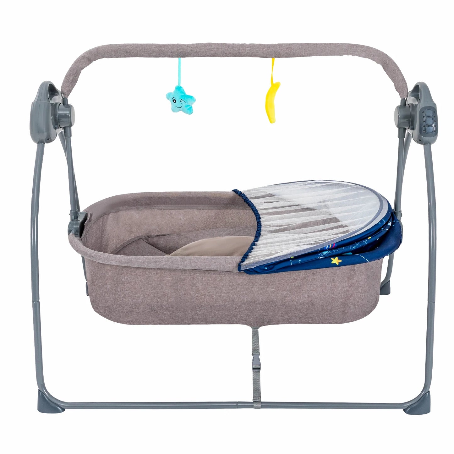 Bymaocar Baby Cradle Swing With Remote Control 5 Speed