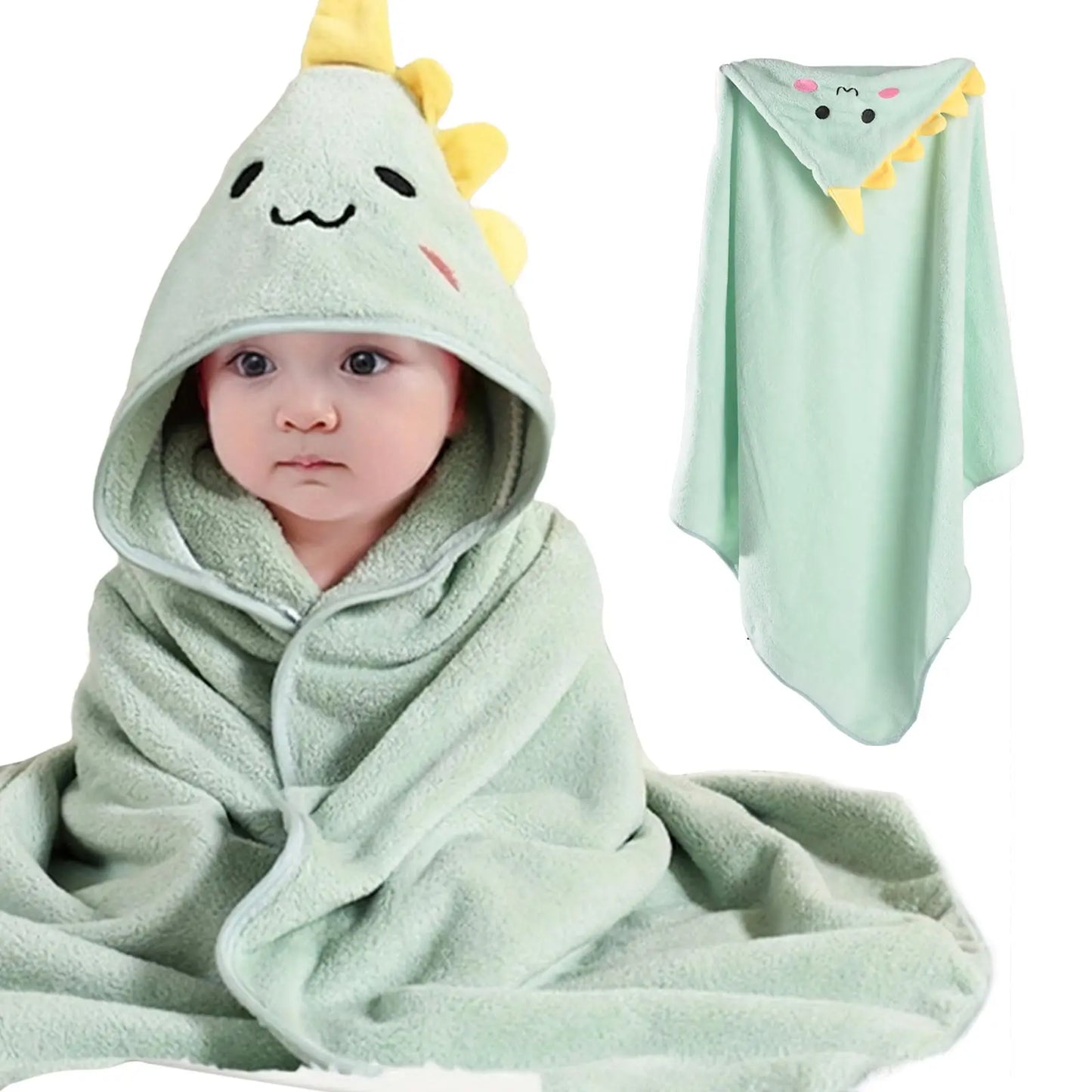 Soft Hooded Baby Towels Absorbent Bath Towels For Newborns Toddlers