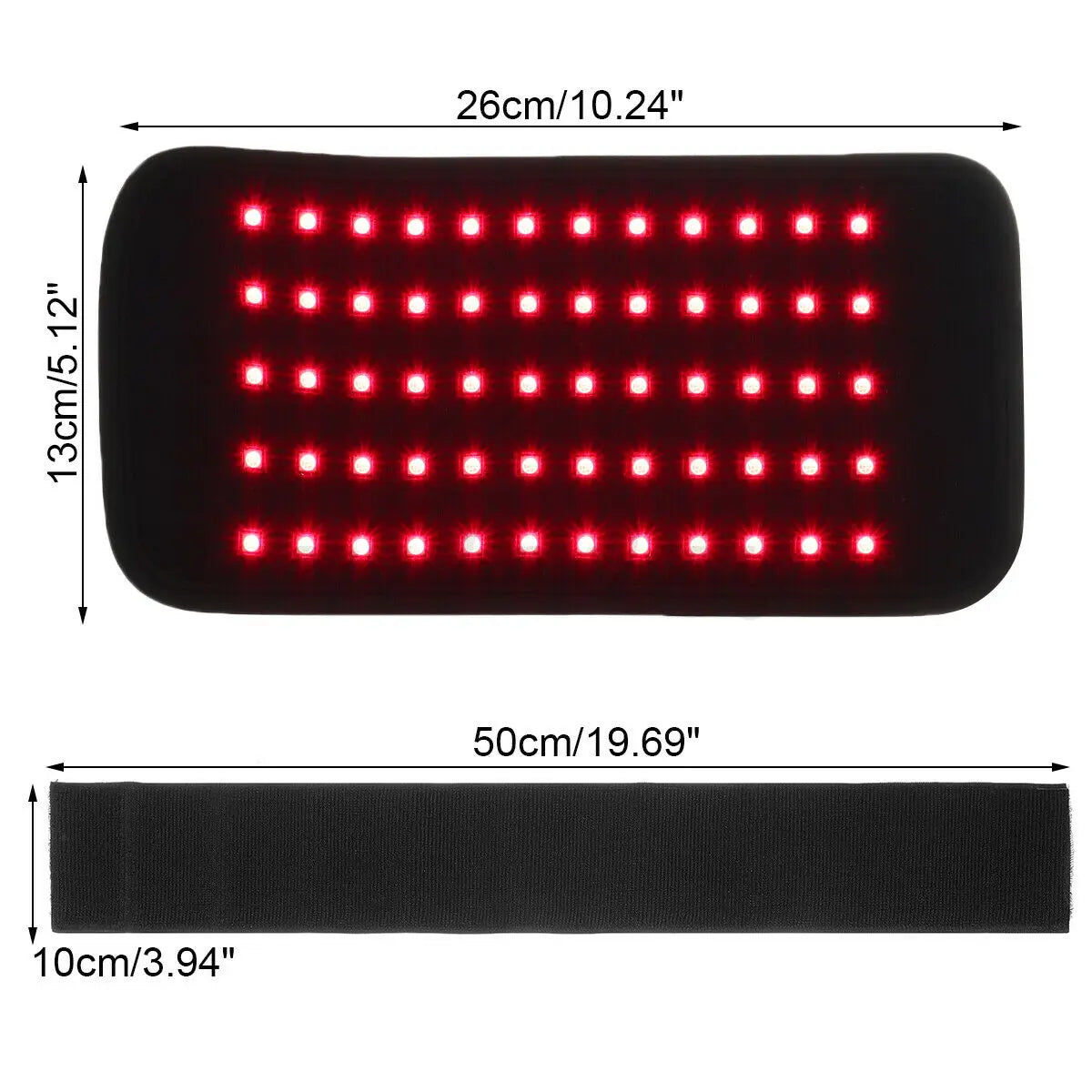 Infrared Light Waist Massager Belt For Back Relief And Relaxation