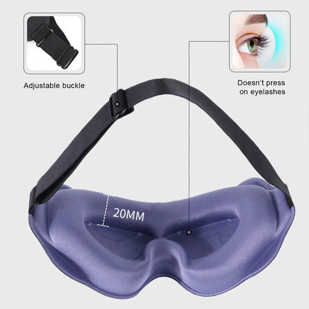 3D Soft Padded Sleeping Mask for Deep Sleep and Relaxation